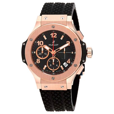 hublot big bang working chronograph rose gold|Hublot big bang bezel.